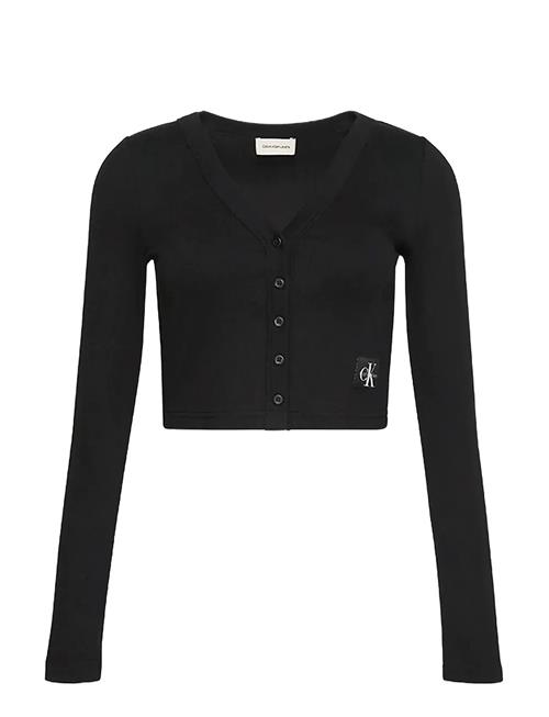 Calvin Klein Jeans | A-Ls Woven Label 2X2 Cotton Rib | XS