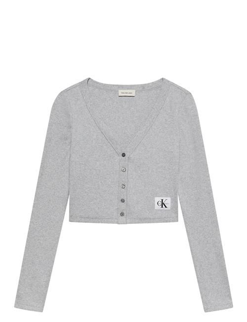 Calvin Klein Jeans | Ls Woven Label 2X2 Baby Rib Card | XXL