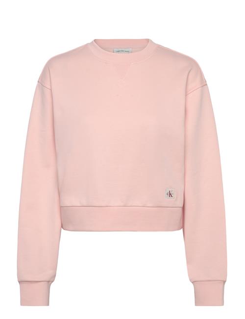 Calvin Klein Jeans | A - Cropped Badge Logo Sweatshir | S