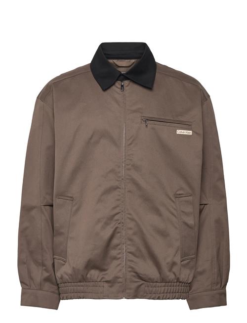 Calvin Klein Jeans | A- Ls Cotton Fz Blouson Jacket | XL