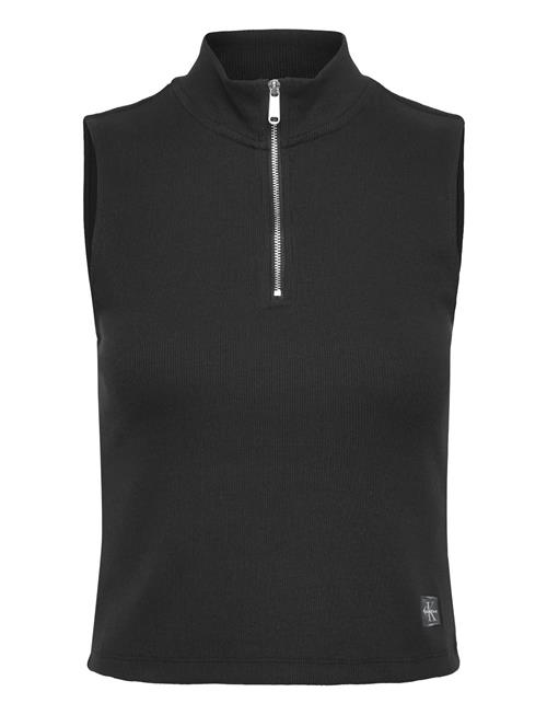 Calvin Klein Jeans | A- Woven Label Sl Qz Top | S