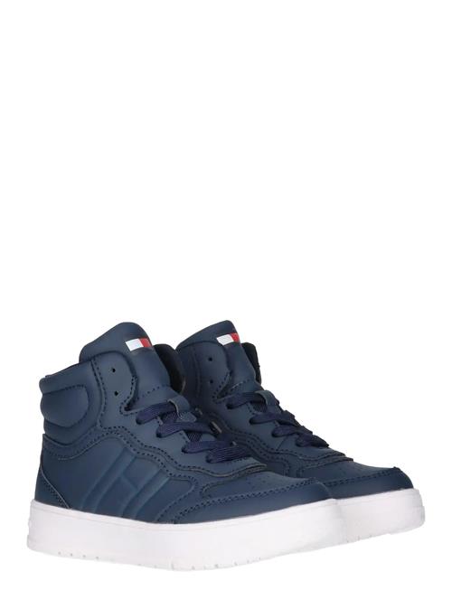 Tommy Hilfiger | Tommy Hilfiger High Top Lace Up Sneakers Faux Leather | 37/23.5CM