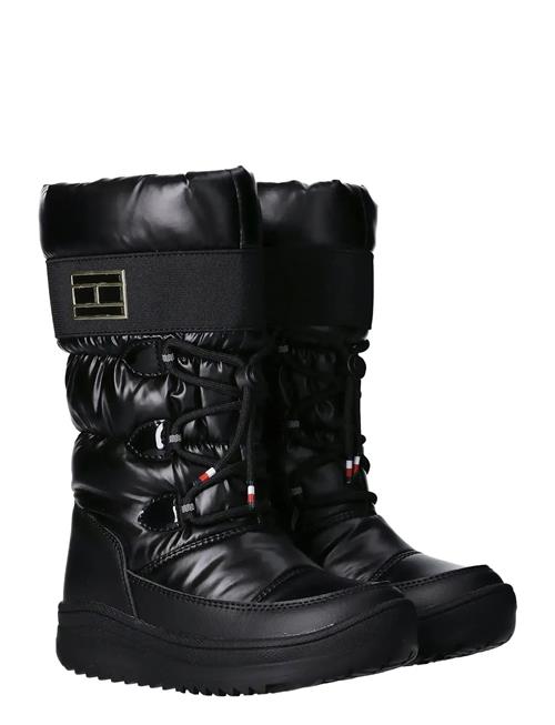 Tommy Hilfiger | Tommy Hilfiger Snow Boots Faux Leather/Nylon Fabric | 33/21.5CM