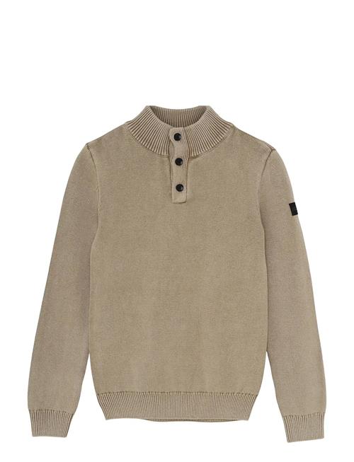 Indian Blue Jeans | Knitted Col Buttons Washed | 116