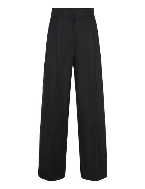 Mango | Straight-Leg Cotton Pleated Trousers | 34