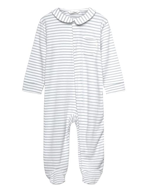 Mango | Striped Bodysuit Pyjamas | 3-6M