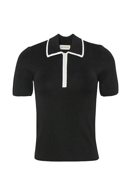 Calvin Klein Jeans | Short Sleeve Polo With Color Blo | XXS