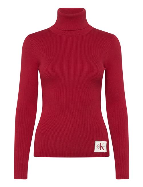 Calvin Klein Jeans | Woven Label Roll Neck | XXS