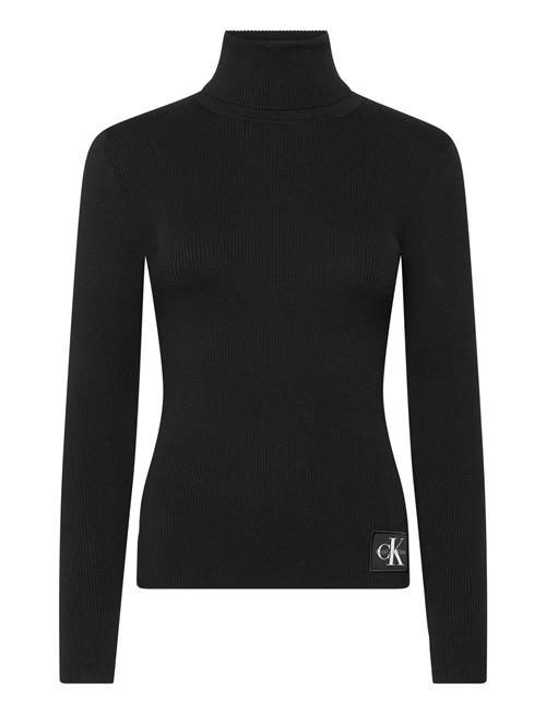 Calvin Klein Jeans | Woven Label Roll Neck | XXS