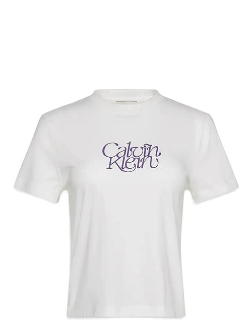 Calvin Klein Jeans | Ss Fitted Script Calvin Klein Te | XL