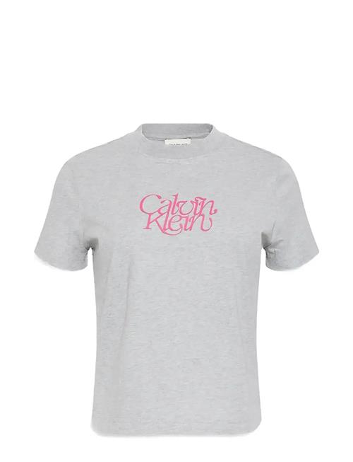 Calvin Klein Jeans | Ss Fitted Script Calvin Klein Te | XL