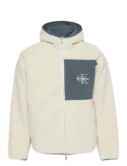 Calvin Klein Jeans | Sherpa Funnel Neck Full Zip Hood | M