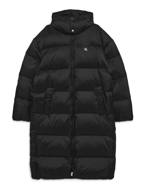 Calvin Klein Jeans | Ls Long Length Hooded Nylon Puff | L