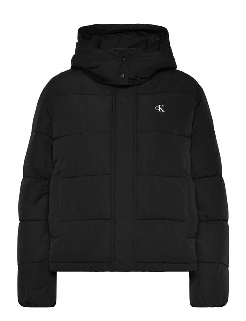 Calvin Klein Jeans | Matte Monologo Mw Short Puffer | XS