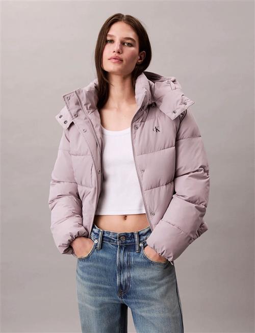 Calvin Klein Jeans | Matte Monologo Mw Short Puffer | XXS