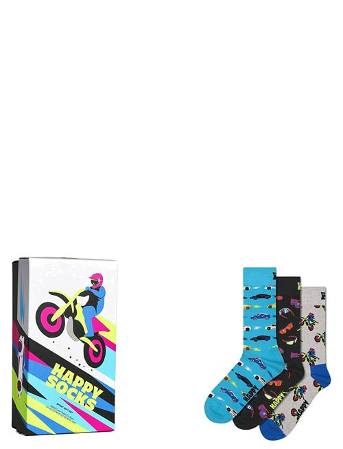 Happy Socks | 3-Pack Fast Sports Socks Gift Set | 41-46