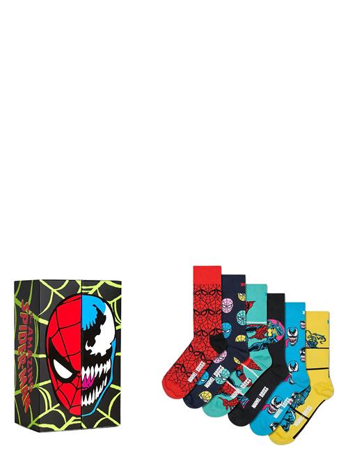 Happy Socks | Marvel™ Spider-Man 6-Pack Socks Gift Set | 41-46