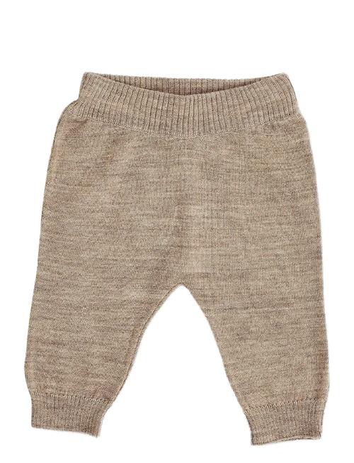 Smallstuff | Pants, Flat Knit Merino Wool, Blue | 68/74