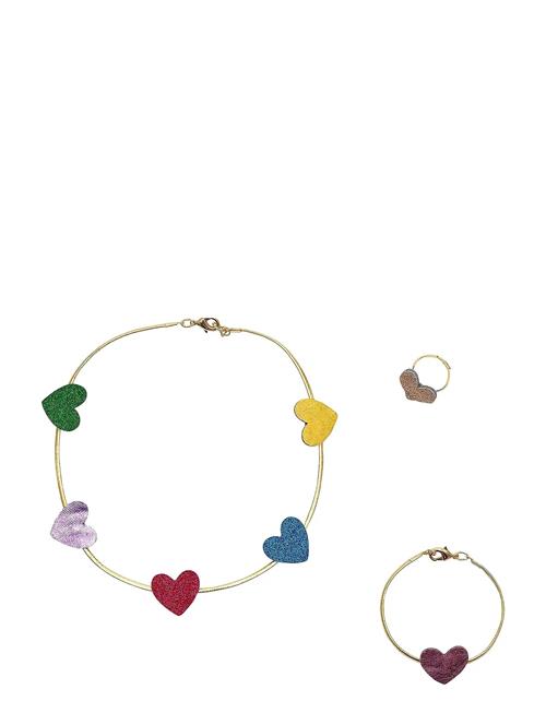 Mimi & Lula | Jewellery Set - Heart Gold | ONE SIZE