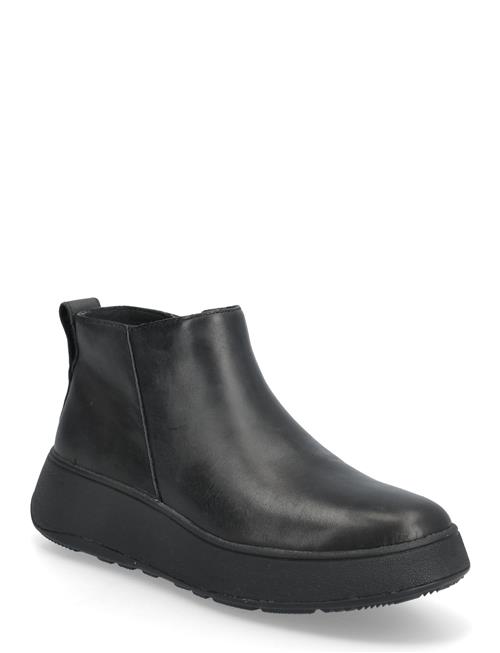 FitFlop | F-Mode Leather Flatform Zip Ankle Boots | 38