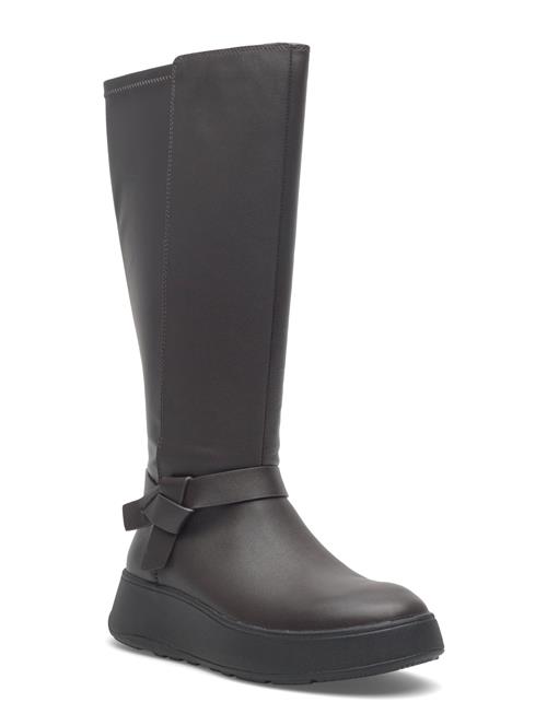 FitFlop | F-Mode Folded-Knot Flatform Tall Stretch Boots | 41