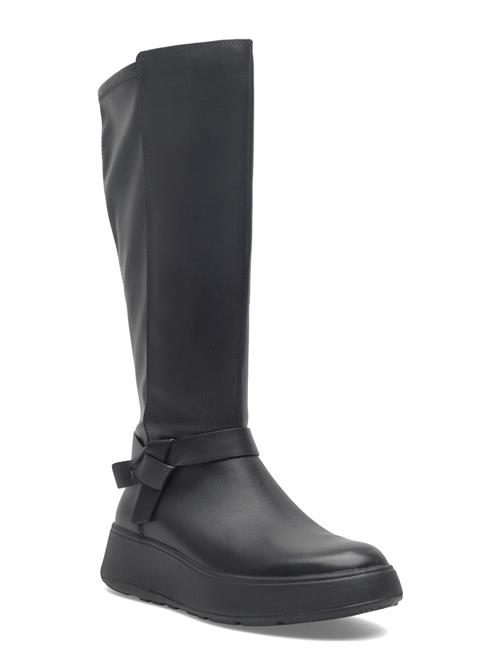 FitFlop | F-Mode Folded-Knot Flatform Tall Stretch Boots | 39