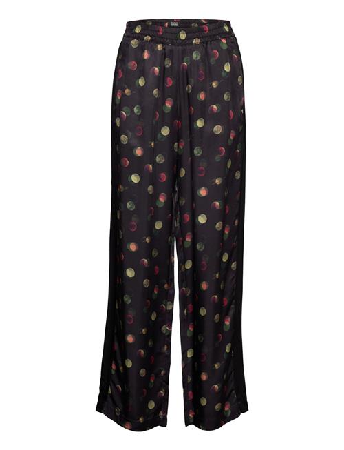 Scotch & Soda | Gia - Mid Rise Wide Leg Printed Elasticated Trousers | XS x 32