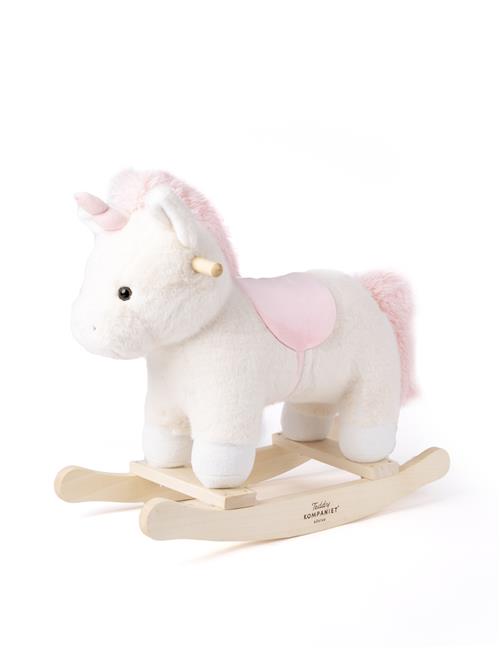 Teddykompaniet Enhjørning Gyngestativ White  White One Size  Hvid  One Size  unisex