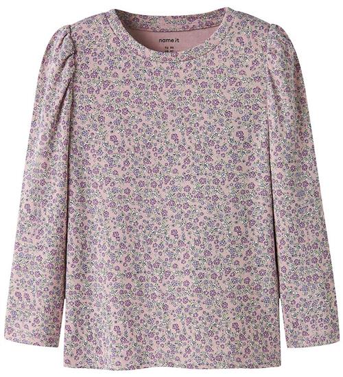 Name It Bluse - NmfTuline - Dawn Pink m. Blomster