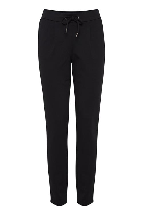 b.young Bukser med lægfolder 'BYRizetta'  sort