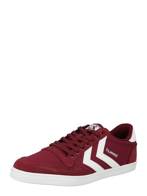 Hummel Sportssko 'Slimmer Stadil'  vinrød / hvid