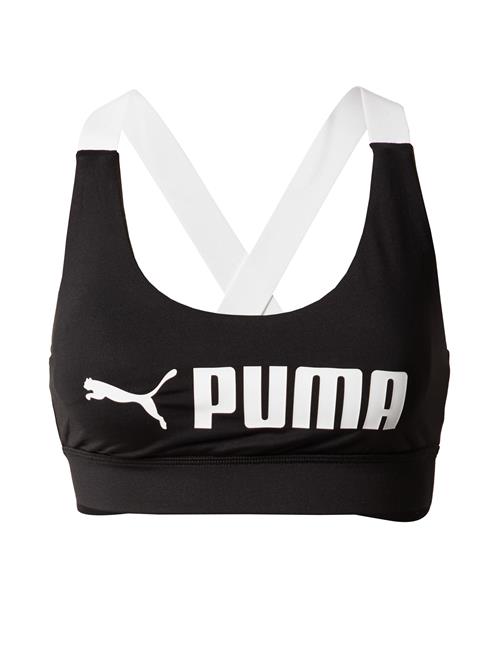 Se PUMA Sports-BH  sort / hvid ved About You