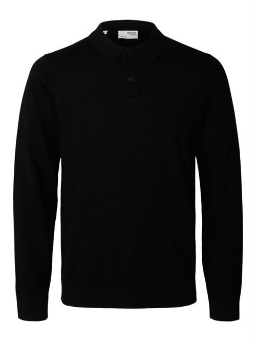 SLHTRAY LS KNIT MERINO POLO NOOS