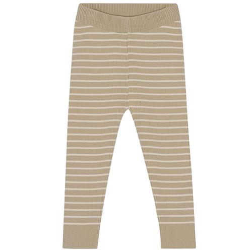 Flöss Flye Stribede Leggings Sand 62 cm  Beige  62 cm  unisex