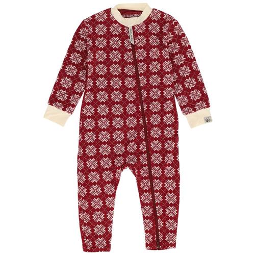 Gullkorn Design Kos Baby Pyjamas Deep Red 86 cm  Rød  86 cm  unisex