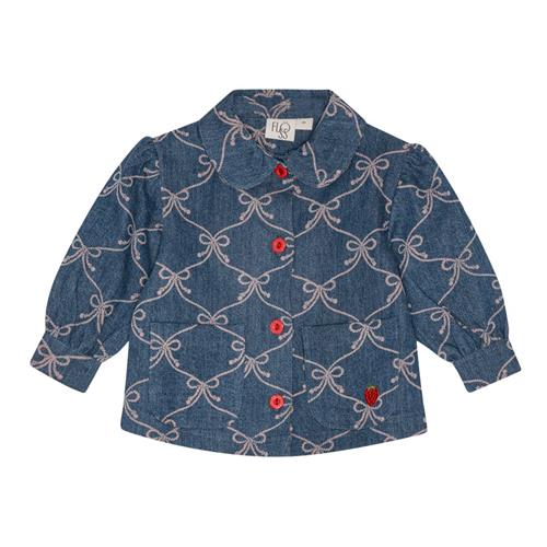 Flöss Ellinor Overshirt Soft Pink 134 cm  Blå  134 cm  kvinde