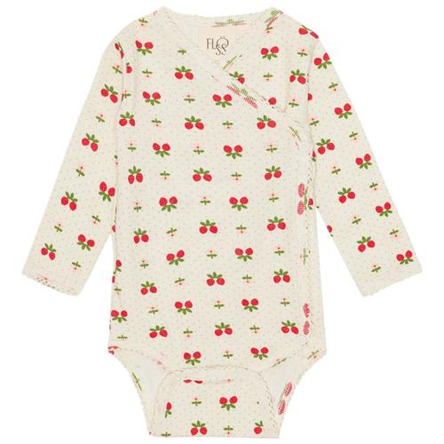 Flöss Sofia Baby Body Soft White Berry 92 cm  Hvid  92 cm  kvinde