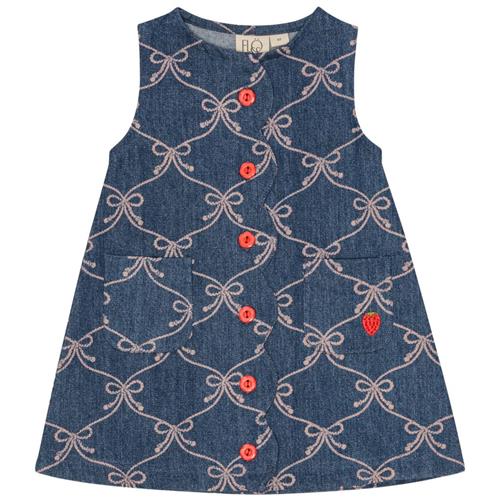 Flöss Ellinor Kjole Soft Pink 104cm  Blå  104 cm  kvinde