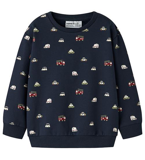 Name It Sweatshirt - NmmThuen - Navy Blazer m. Print