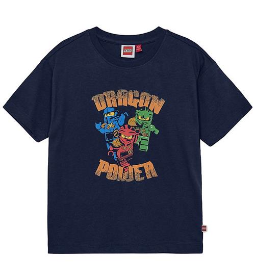 LEGOÂ® Ninjago T-shirt - LwTaj 105 - Navy m. Print