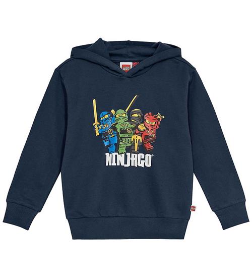 LEGOÂ® Ninjago Hættetrøje - LwSian 111 - Navy m. Print