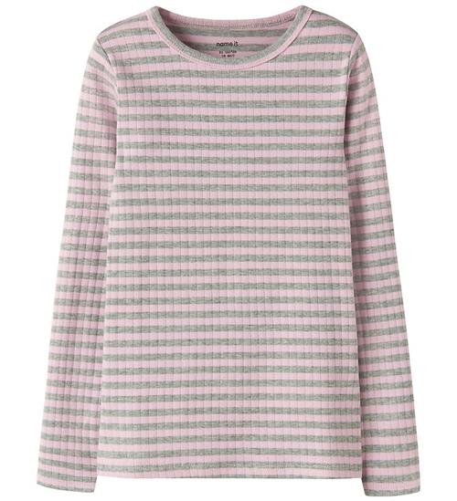 Name It Bluse - Rib - Noos - NkfSuraja - Pirouette/Grey Melange