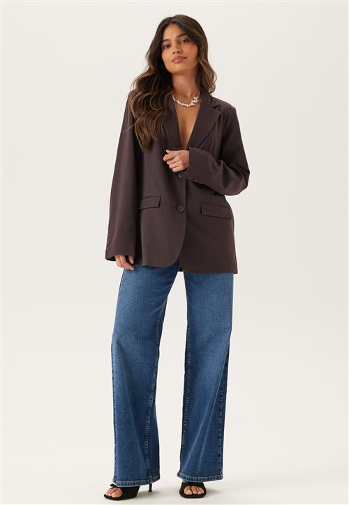 BUBBLEROOM Shaped Single Button Blazer