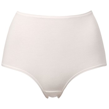 Trofé Trofe Cotton Midi With Elastan Trusser Offwhite bomuld Small Dame