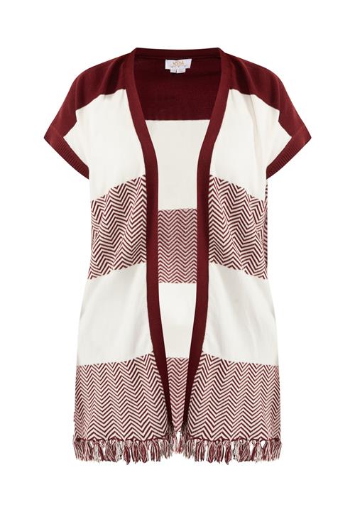 usha FESTIVAL Vest  bordeaux / hvid