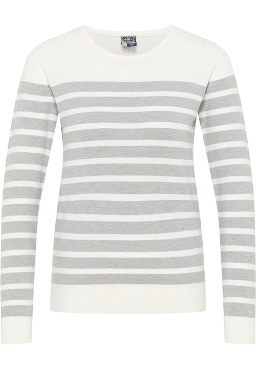 DreiMaster Maritim Pullover  grå / hvid