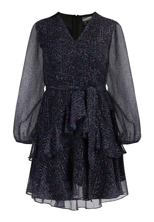 DreiMaster Vintage Kjole  blå / grå / bær / sort