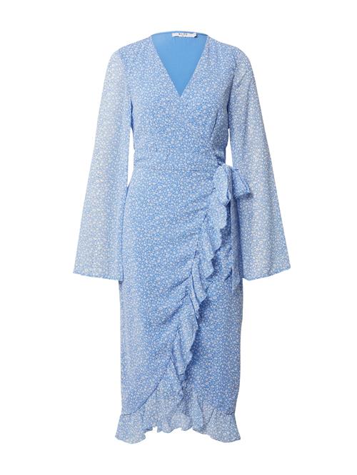 NA-KD Kjole  lyseblå / hvid