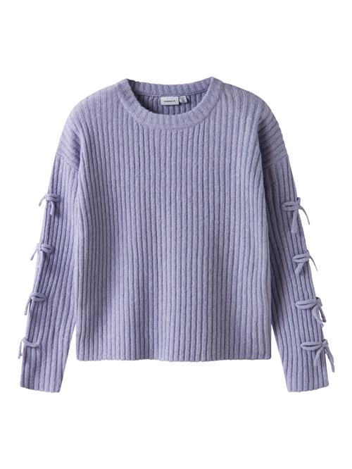 NAME IT Striktrøje Tarin Lavender Gray