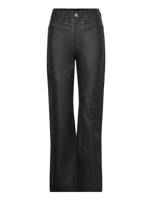 REMAIN Birger Christensen | Leather Straight Pants | 36